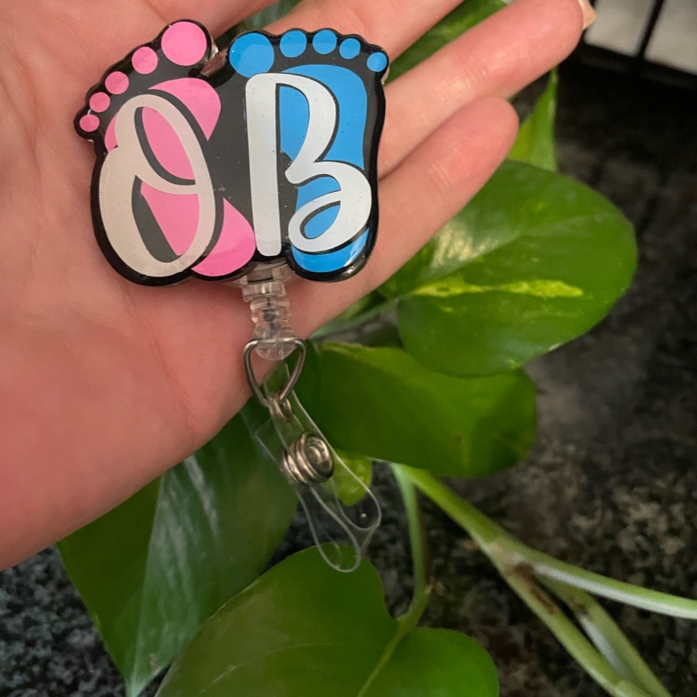 OB badge reel